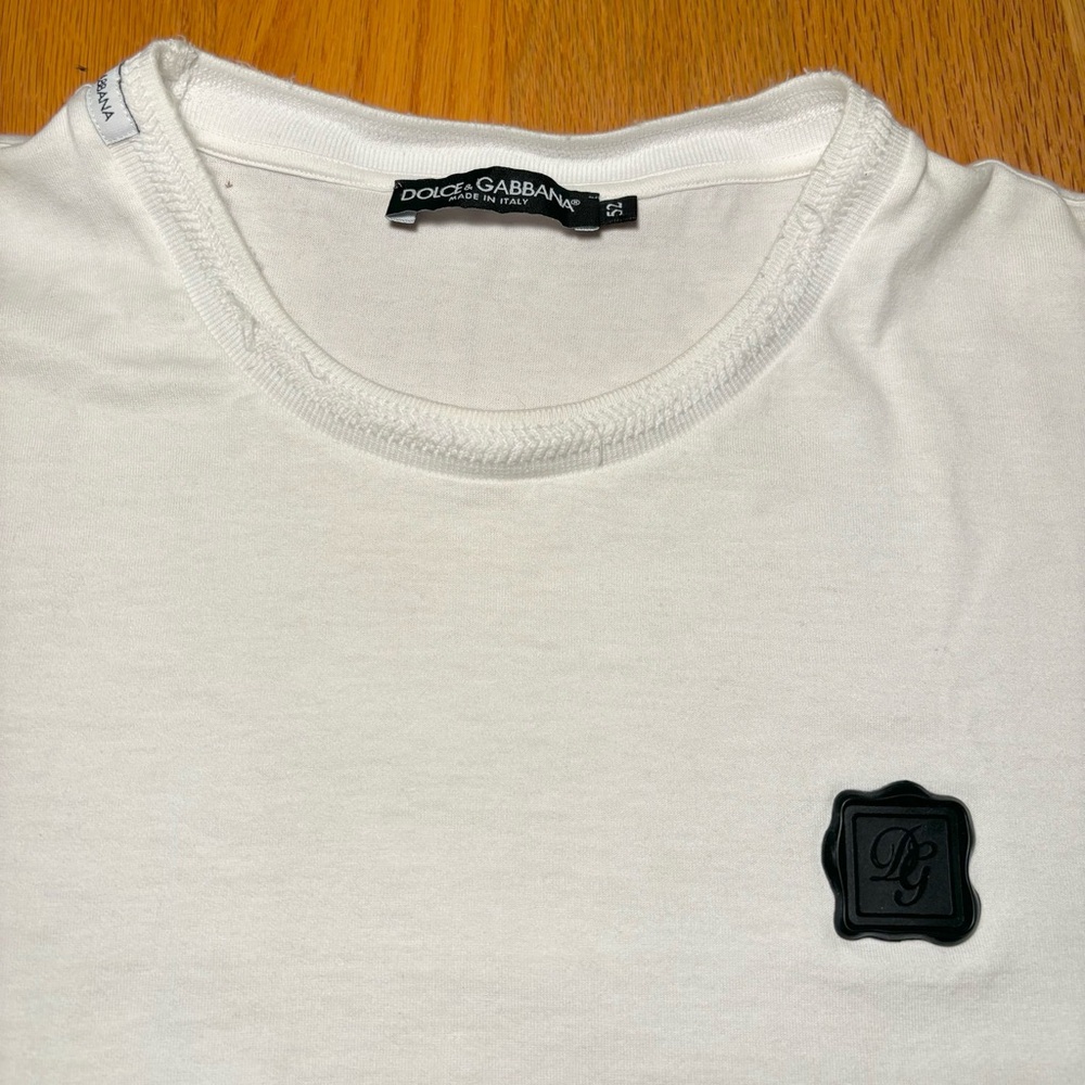 Dolce & Gabbana Script Dg Patch Logo Tshirt - image 2